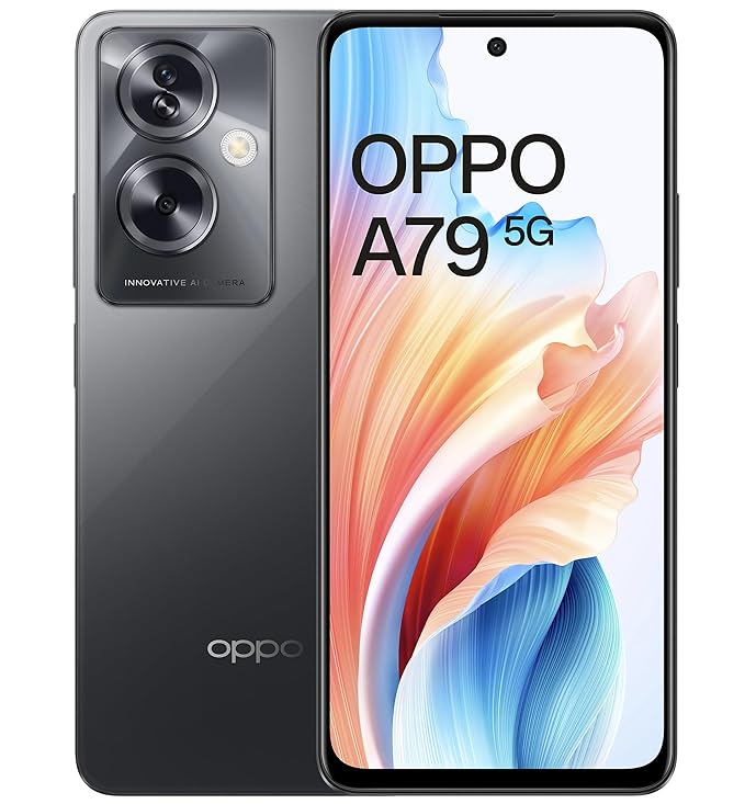 Oppo A79 5G8GB RAM, 128GB Storage) | 5000 mAh Battery with 33W SUPERVOOC Charger | 50MP AI Rear Camera | 6.72" FHD+ 90Hz Display