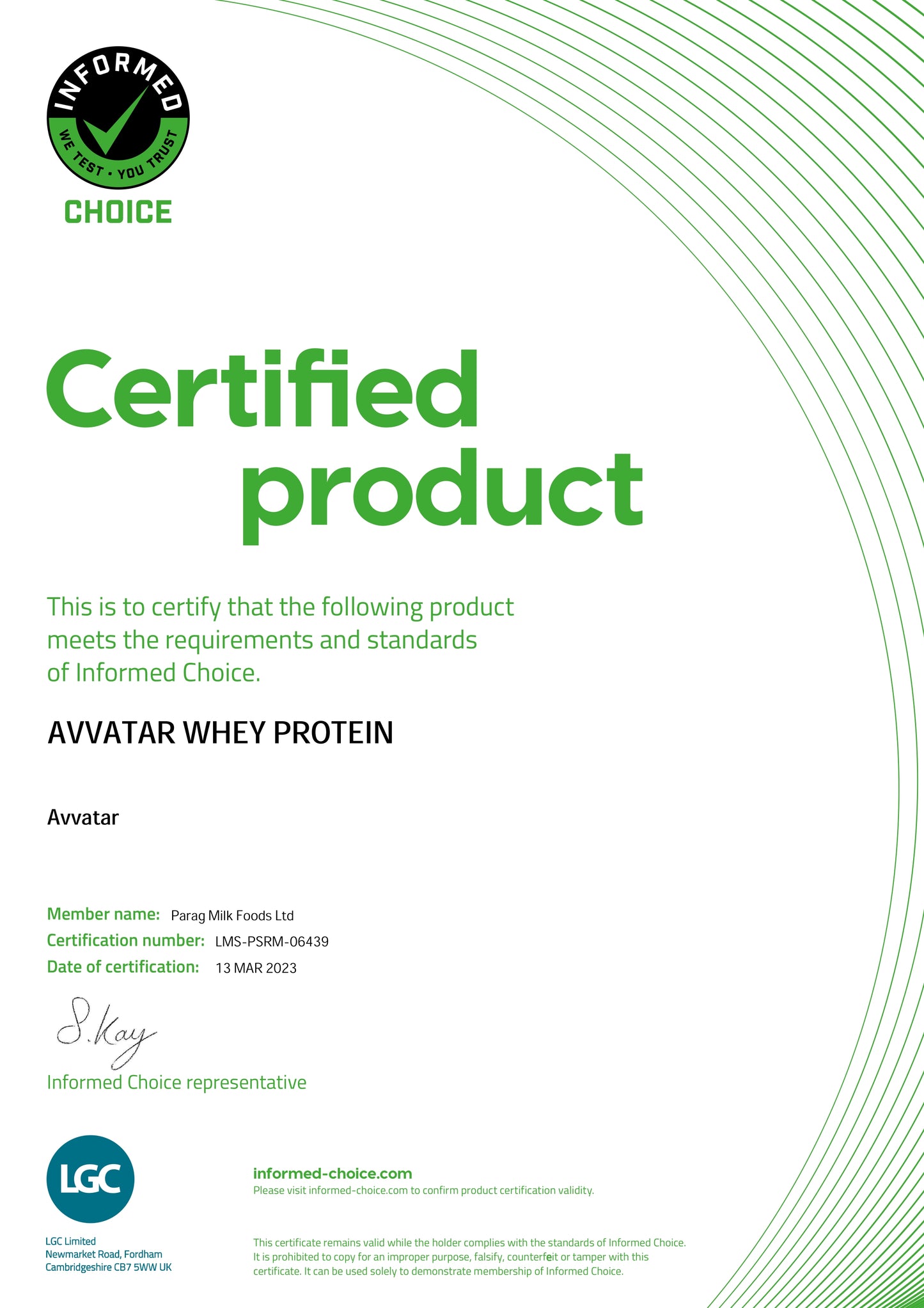 Avvatar Whey Protein 2 Kg