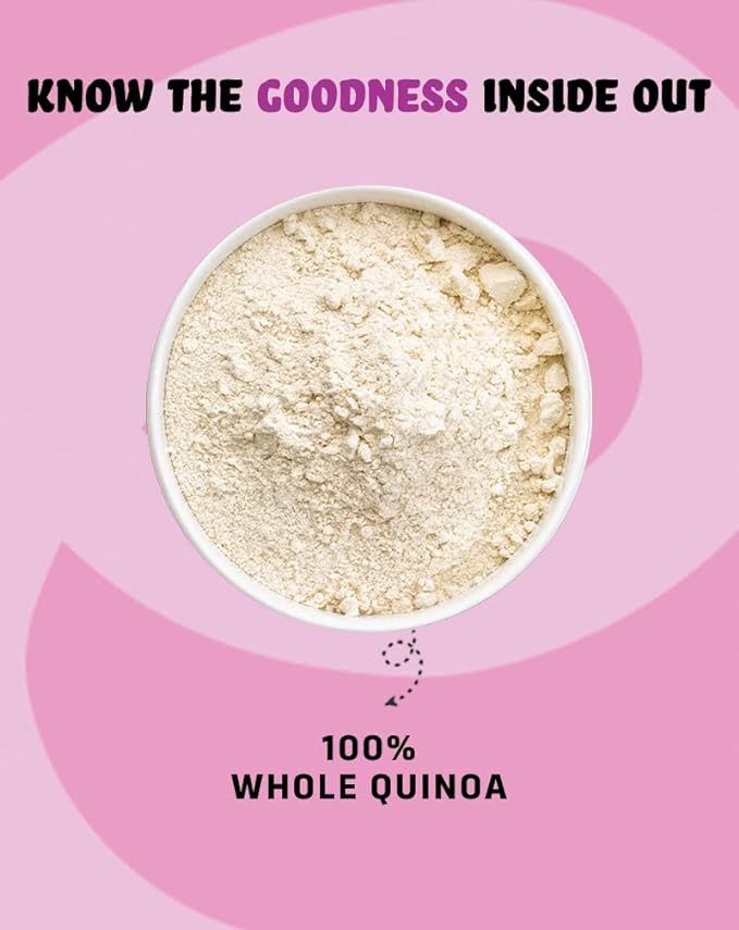 True Elements Quinoa Flour 500 g | Quinoa Flour | Gluten Free | Rich in Dietary Fibre | Protein & Vitamins | Improves Gut Health | Protein & Vitamins | No Preservatives