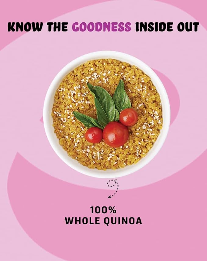 Quinoa 500g by True Elements - Quinoa Seeds | 100% Wholegrain Cereal | High Fibre & Protein Breakfast | Diet Food for Weight Loss | Gluten Free Quinoa