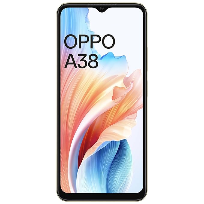 OPPO A38 | 4GB RAM, 128GB Storage) | 5000 mAh Battery and 33W SUPERVOOC | 6.56" HD 90Hz Waterdrop Display | 50MP Rear AI Camera