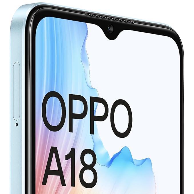 OPPO A18 4GB RAM, 64GB Storage) | 6.56" HD 90Hz Waterdrop Display | 5000 mAh Battery