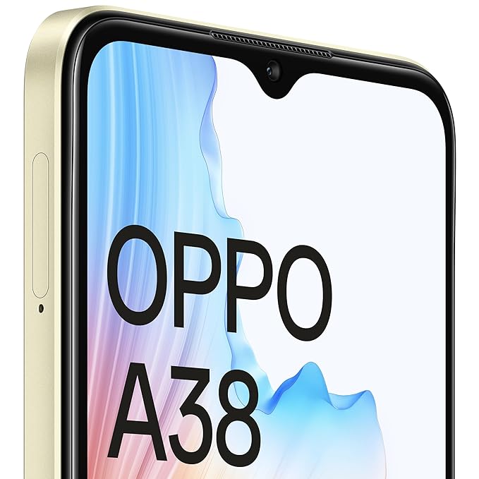 OPPO A38 | 4GB RAM, 128GB Storage) | 5000 mAh Battery and 33W SUPERVOOC | 6.56" HD 90Hz Waterdrop Display | 50MP Rear AI Camera