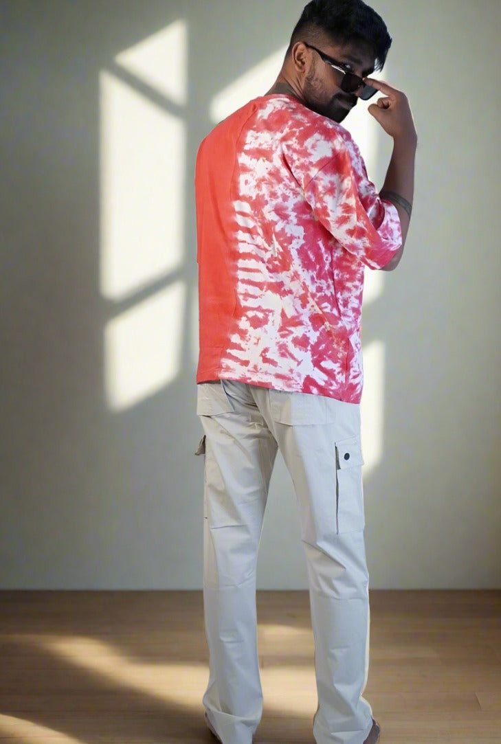 Men's Tie & Dye Oversized T-shirt - Souled Store