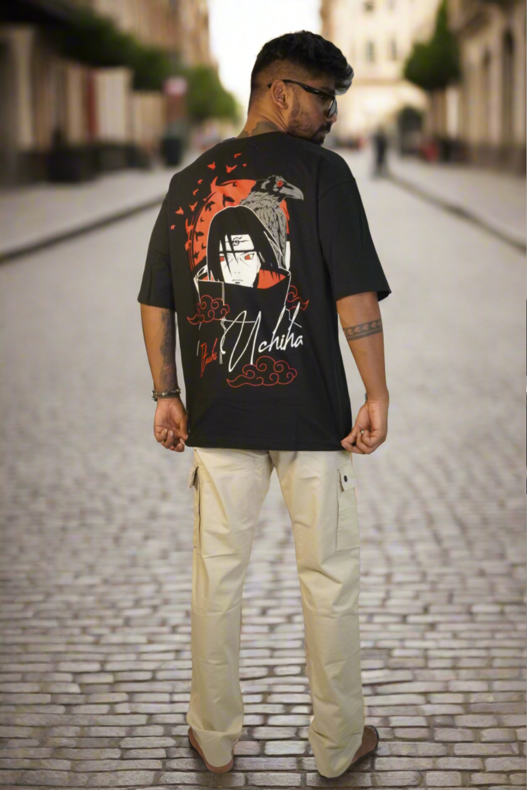 Naruto black T-shirt by souled store