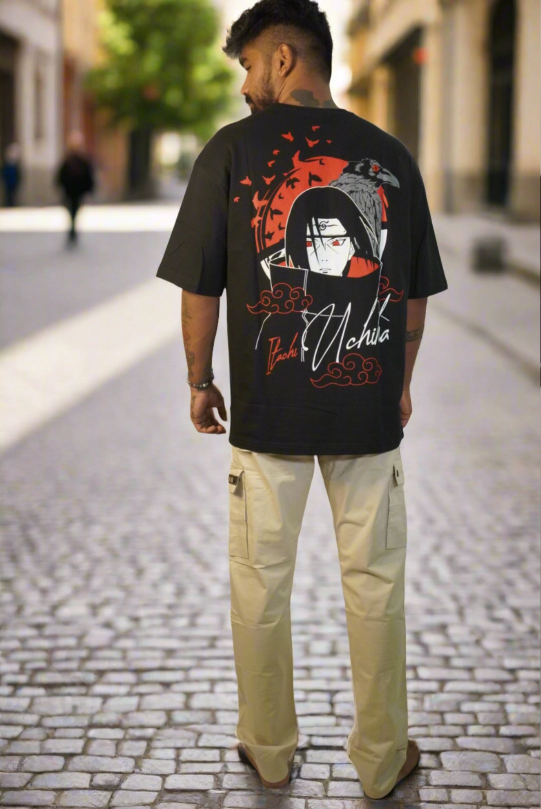 Naruto black T-shirt by souled store