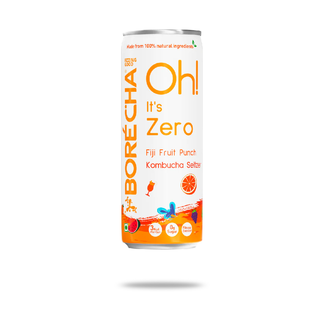 Borécha Zero Sugar Kombucha Seltzer