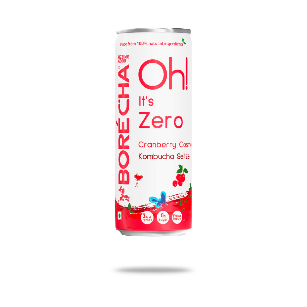 Borécha Zero Sugar Kombucha Seltzer