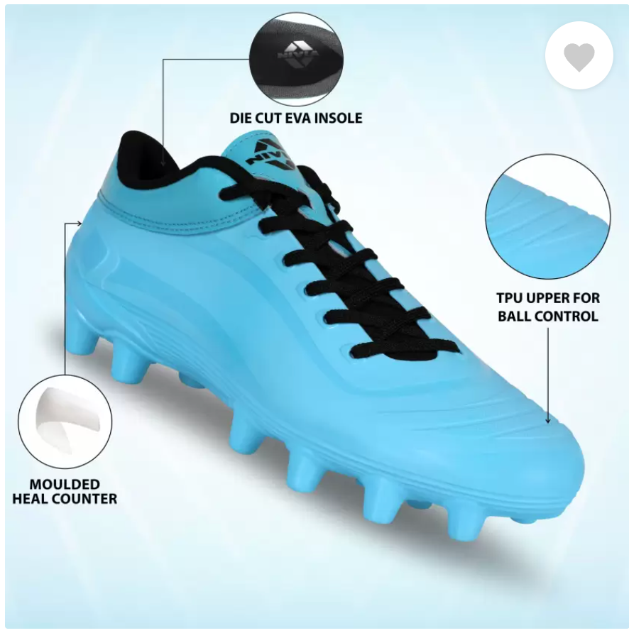 NIVIA FOOTBALL AIR STRIKE STUD - SKY BLUE