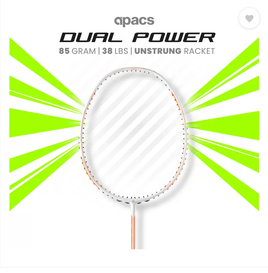 APACS DUAL POWER SPEED WITH STRINGING - 38LBS