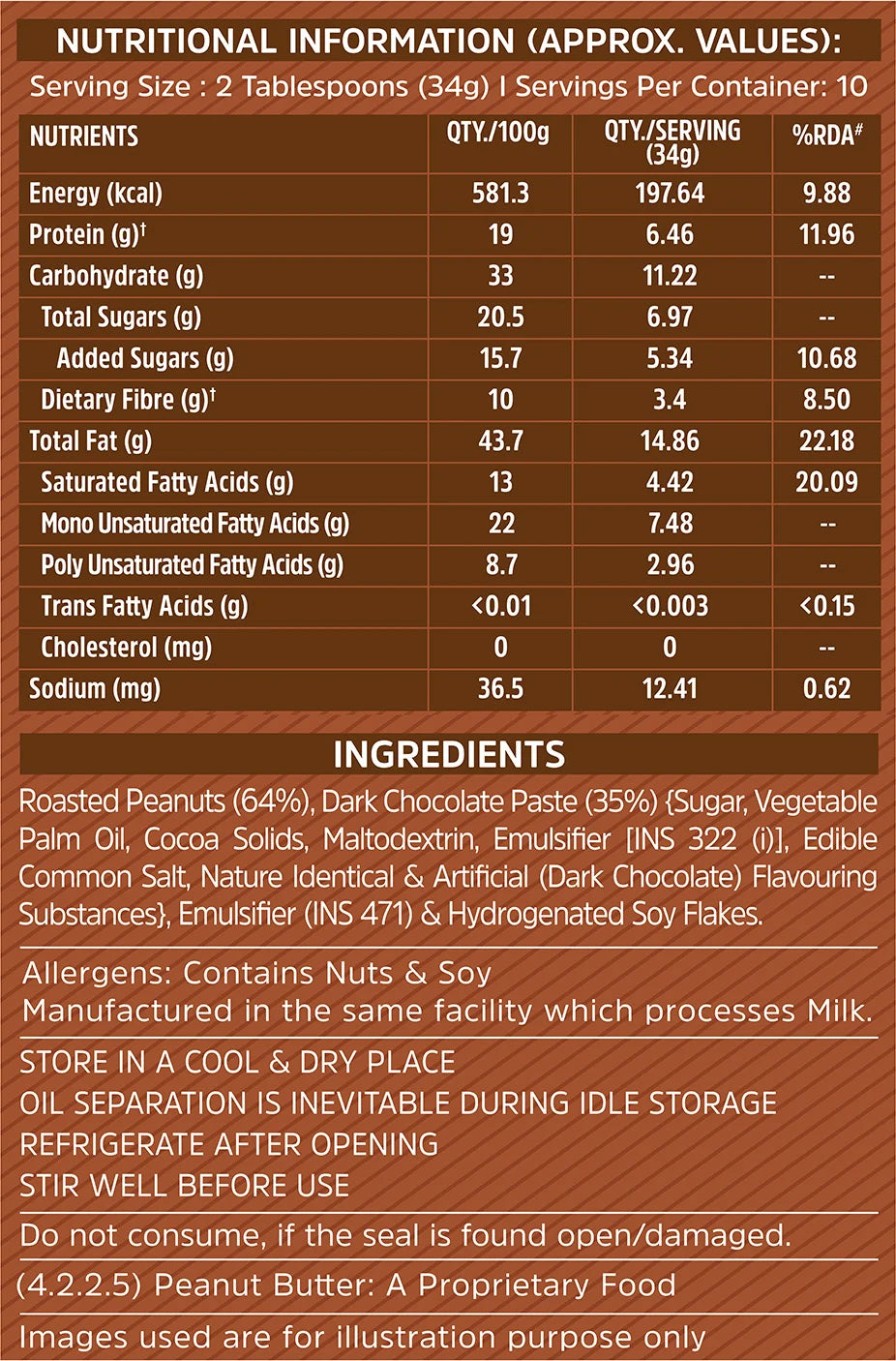 MuscleBlaze Chocolate Peanut Butter, 0.340 kg,