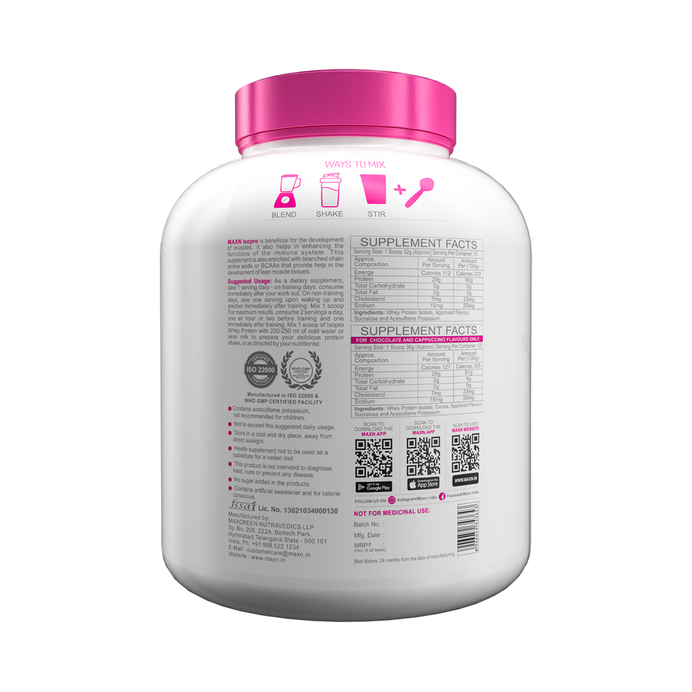 ISOPRO – Whey Protein Isolate 2kg